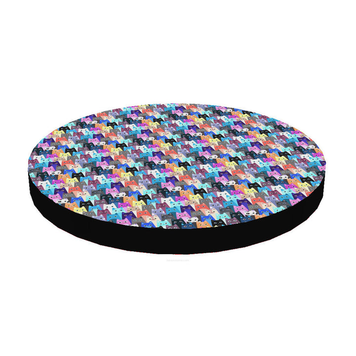 Cama / colchón para gatos Bertoni, de espuma elástica, diámetro 55 cm, Meow, diseño Ring