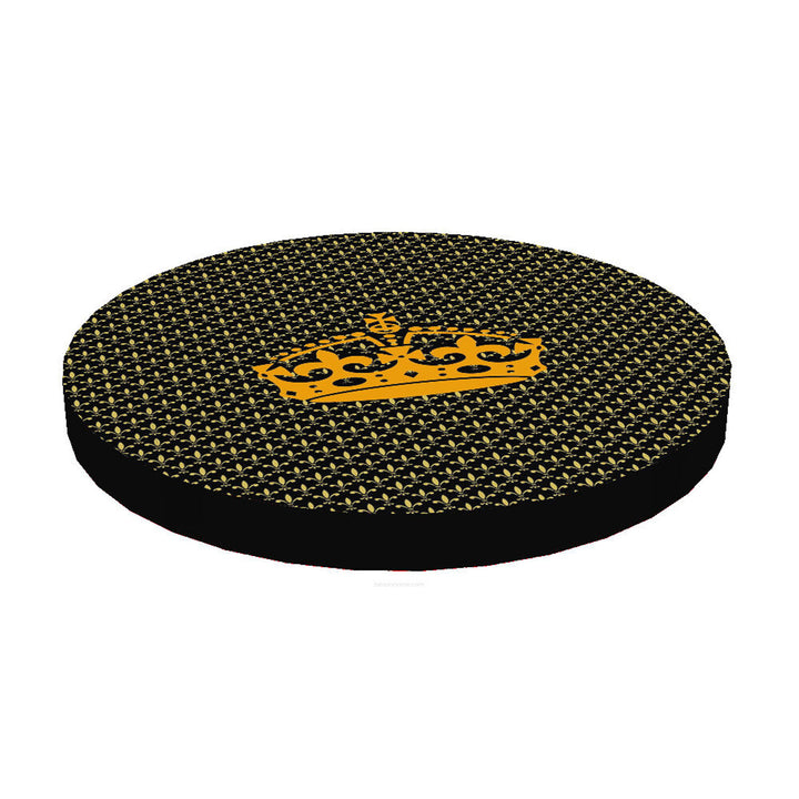 Cama / colchón para gatos Bertoni, de espuma elástica, diámetro 55 cm, diseño Crown, Anillo