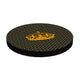 Cama / colchón para gatos Bertoni, de espuma elástica, diámetro 55 cm, diseño Crown, Anillo