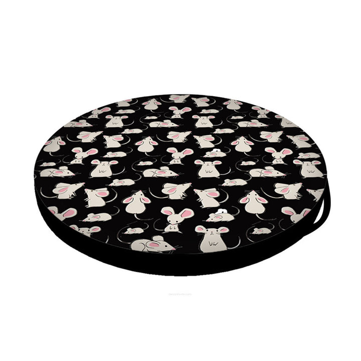 Cama / colchón para gatos Bertoni, de espuma elástica, diámetro 55 cm, diseño Ratón, Anillo