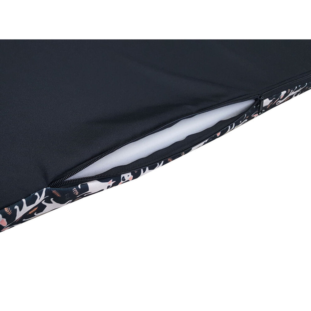 Bertoni XL perro colchón cama, espuma, cubierta impermeable, Bullteriers patrón, EE146