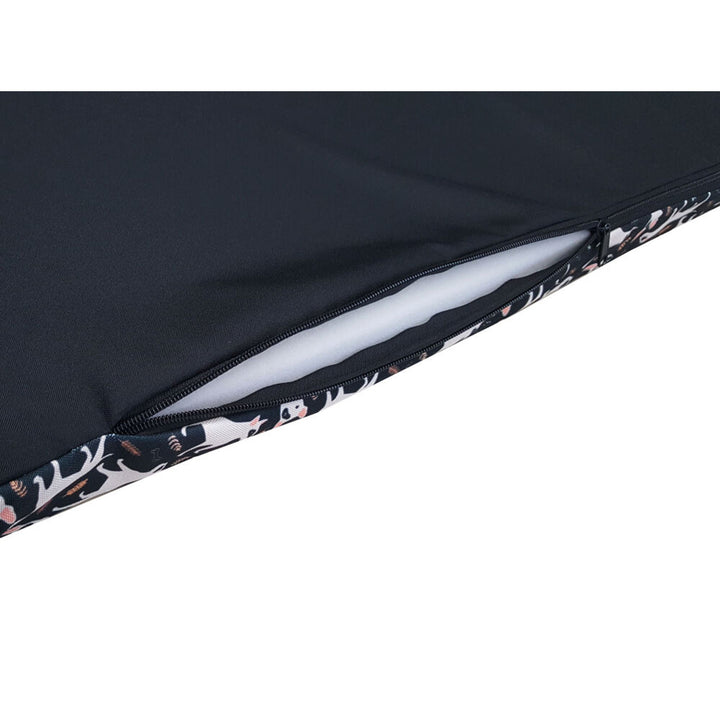 Bertoni XL perro colchón cama, espuma, cubierta impermeable, Bullteriers patrón, EE146