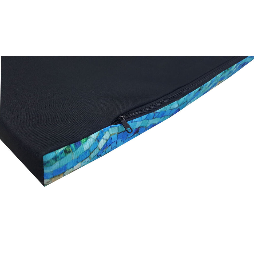 Colchón para perro Bertoni XL, espuma, funda impermeable, motivo mosaico, EE147