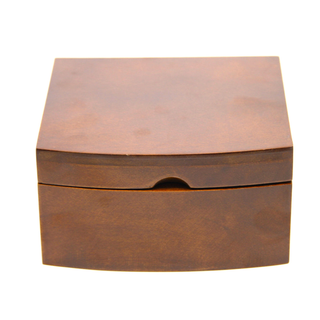 Joyero, madera, marrón, organizador, compartimentos, Reina Isabel