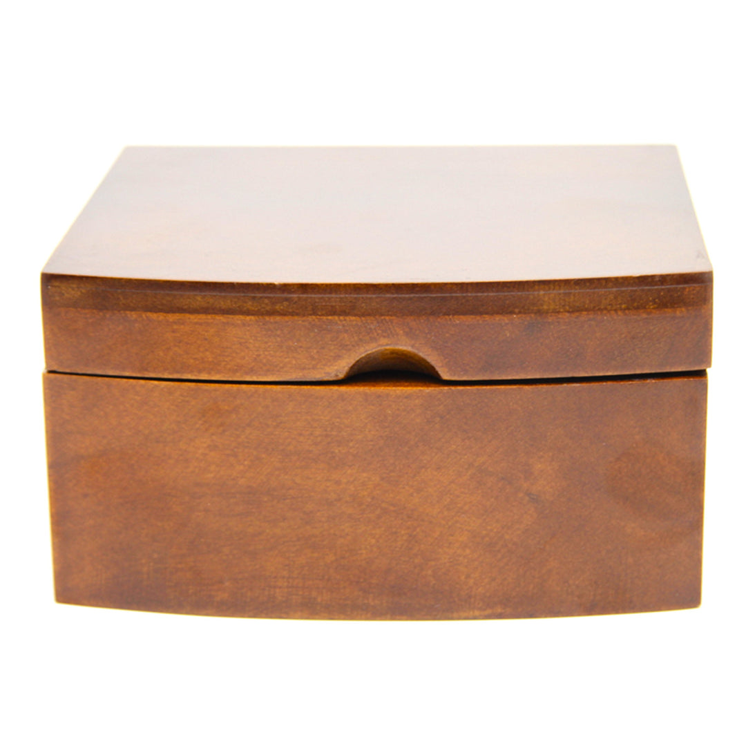 Joyero, madera, marrón, organizador, compartimentos, Reina Isabel