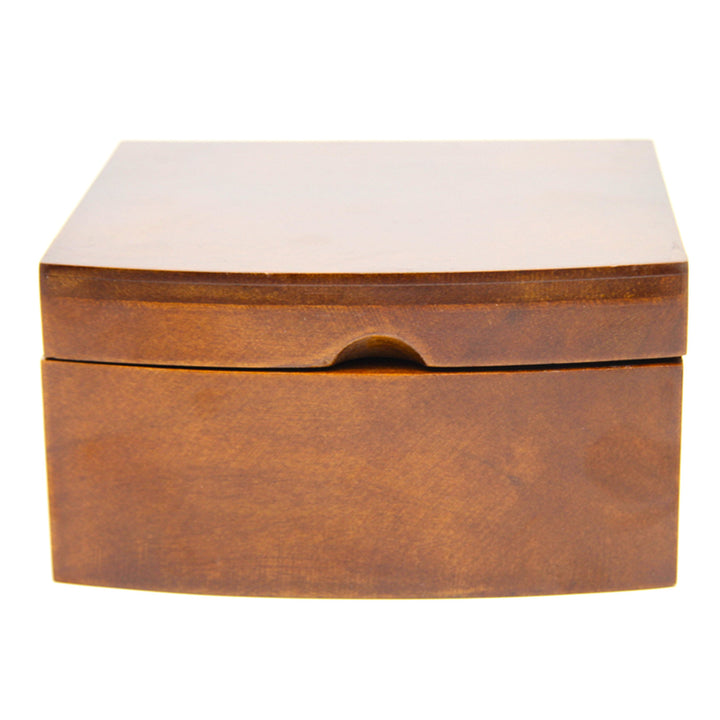 Joyero, madera, marrón, organizador, compartimentos, Reina Isabel