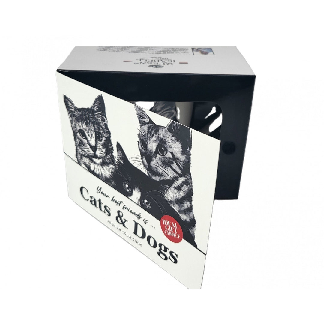 Taza de porcelana Reina Isabel, gata americana de pelo corto, 350ml, Q1-05195