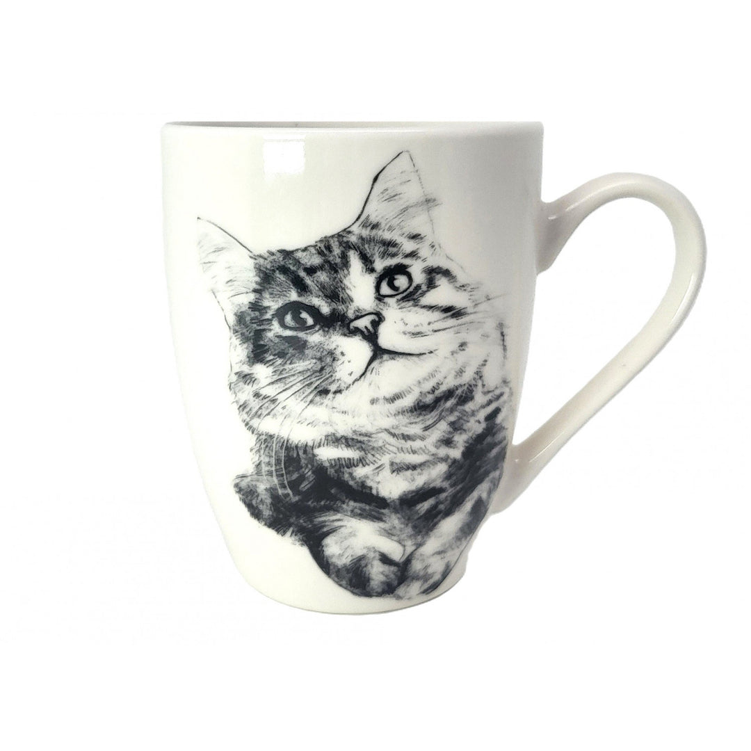 Taza de porcelana Reina Isabel, gato siberiano, 350ml, Q1-05201