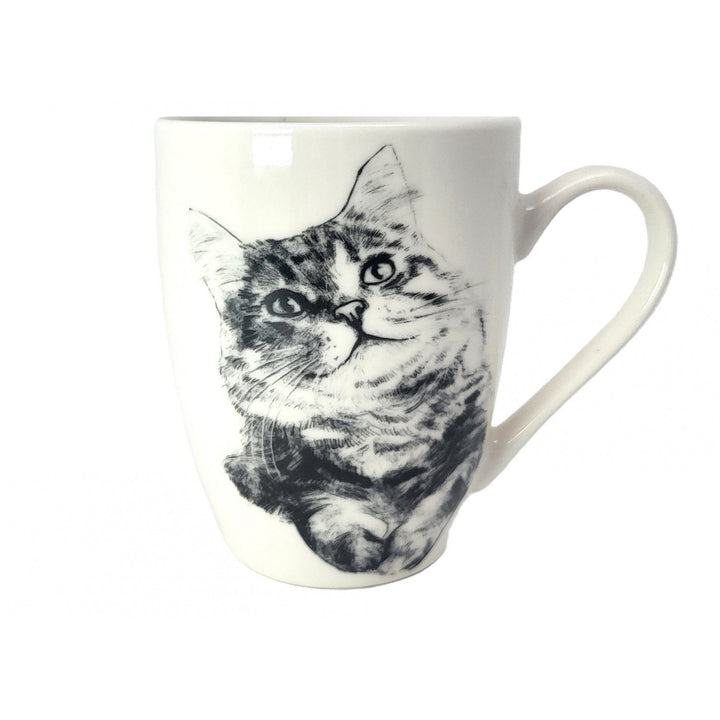 Taza de porcelana Reina Isabel, gato siberiano, 350ml, Q1-05201