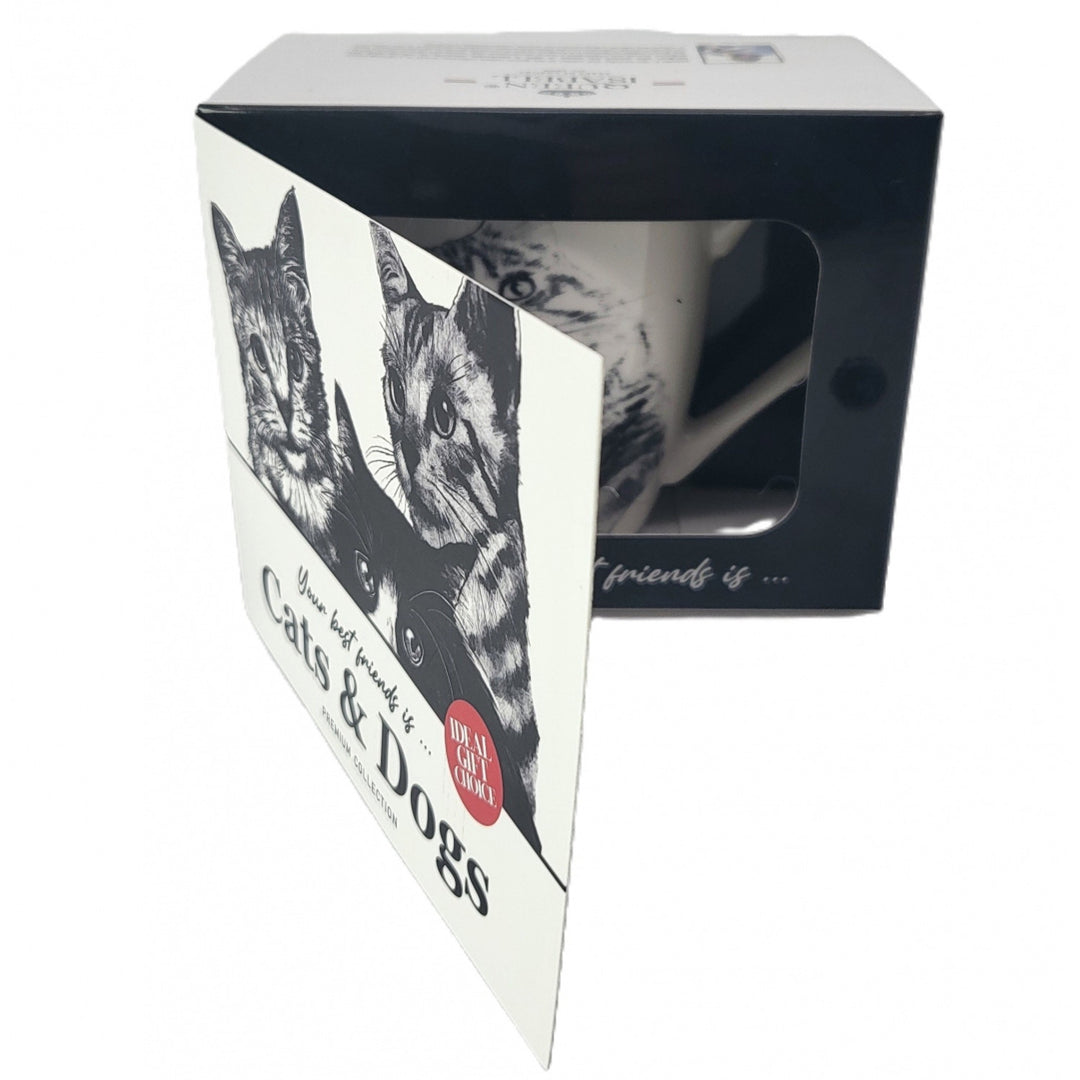 Taza de porcelana Reina Isabel, gato siberiano, 350ml, Q1-05201