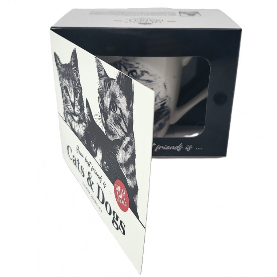 Taza de porcelana Reina Isabel, gato siberiano, 350ml, Q1-05201