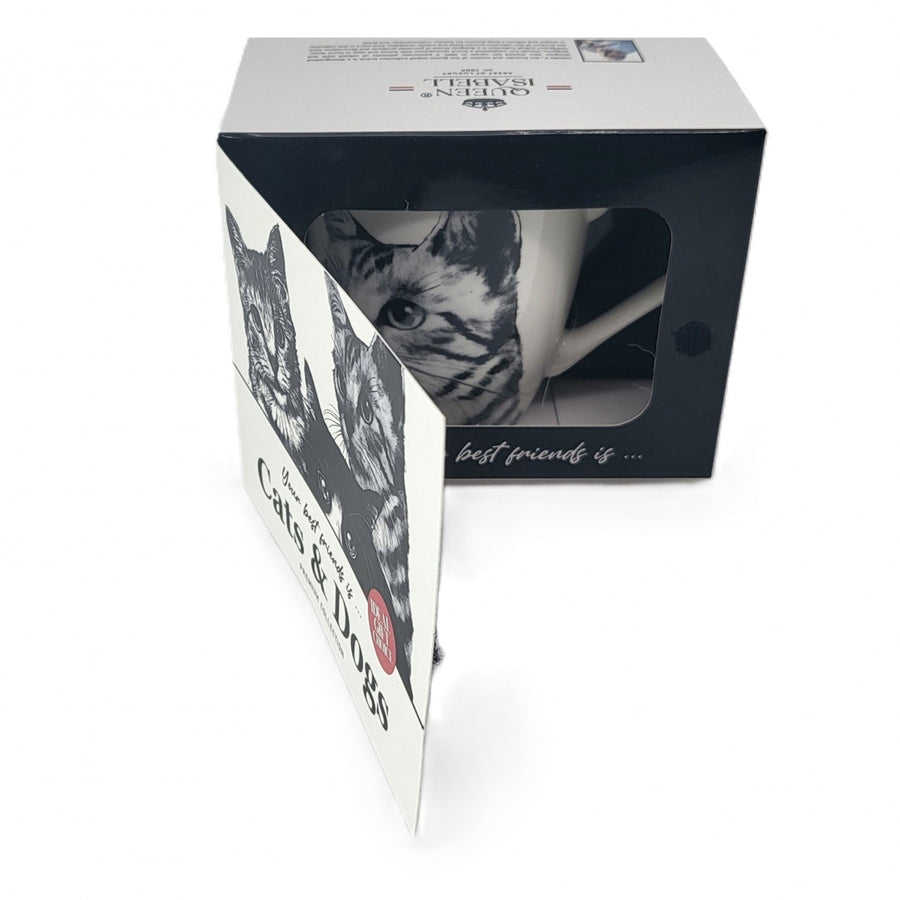 Taza de porcelana Reina Isabel, gato Sokake, 350ml, Q1-05218