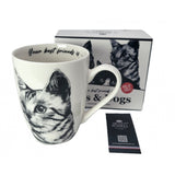 Taza de porcelana Reina Isabel, gato Sokake, 350ml, Q1-05218