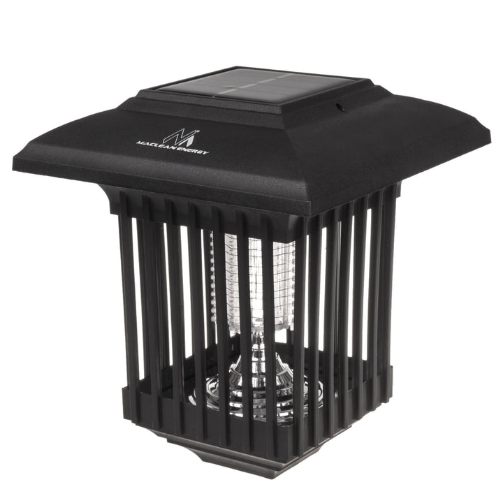 Luz Insecticida Solar LED Maclean, IP44, LED/UV, 2*AA Ni-MH 200 mAh batería recargable, solar 2V DC MCE448, 2 piezas