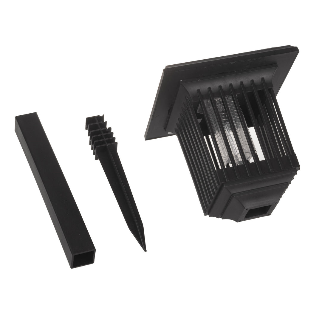 Luz Insecticida Solar LED Maclean, IP44, LED/UV, 2*AA Ni-MH 200 mAh batería recargable, solar 2V DC MCE448, 4 piezas