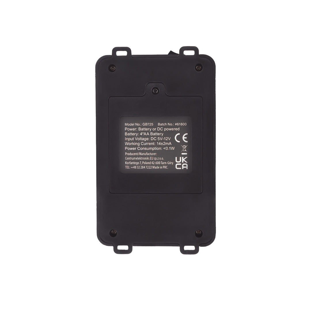 Ahuyentador de roedores y martas GreenBlue GB725 con ultrasonidos y LED + 4 pilas AA Varta Industrial