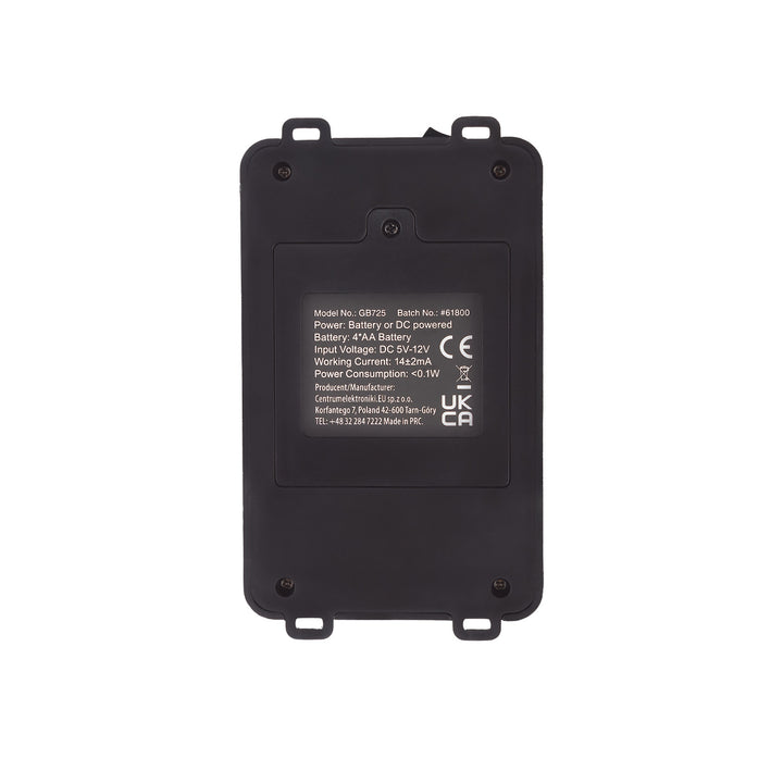 Ahuyentador de roedores y martas GreenBlue GB725 con ultrasonidos y LED + 4 pilas AA Varta Industrial