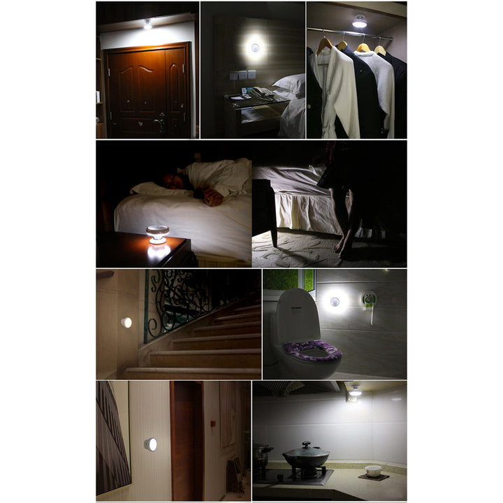 Lámpara LED con sensor de movimiento Maclean, imán, luz de fondo, modos de luz: continua, sensor PIR, 3xAA, MCE223 + 3 pilas Varta Industrial