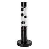 Lámpara de lava LED Rabalux, potencia 25 W, 3000 K, cera negra, Lavastic