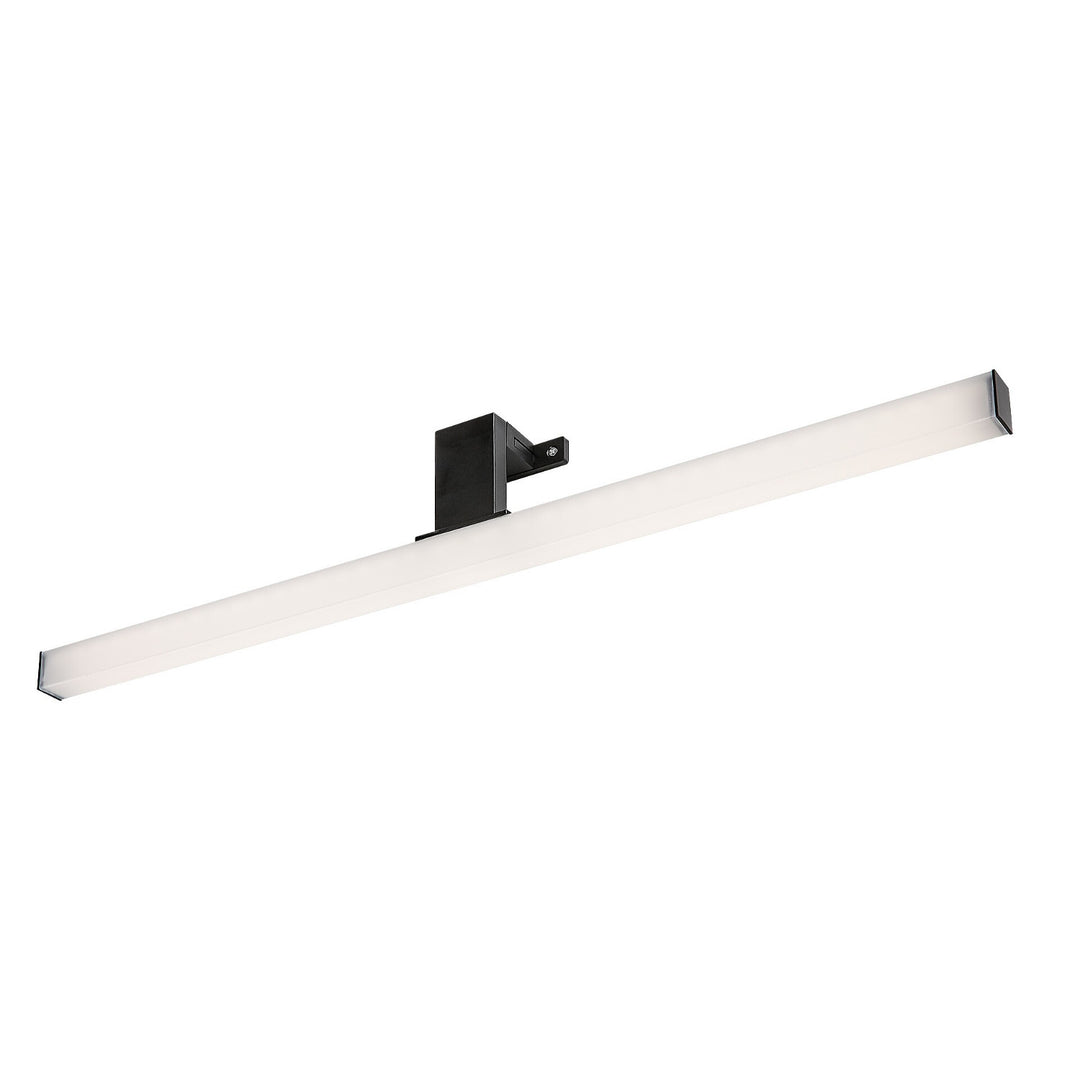 Rabalux lámpara de baño, potencia 9W, blanco natural 4000K, IP44. negro, Oliro