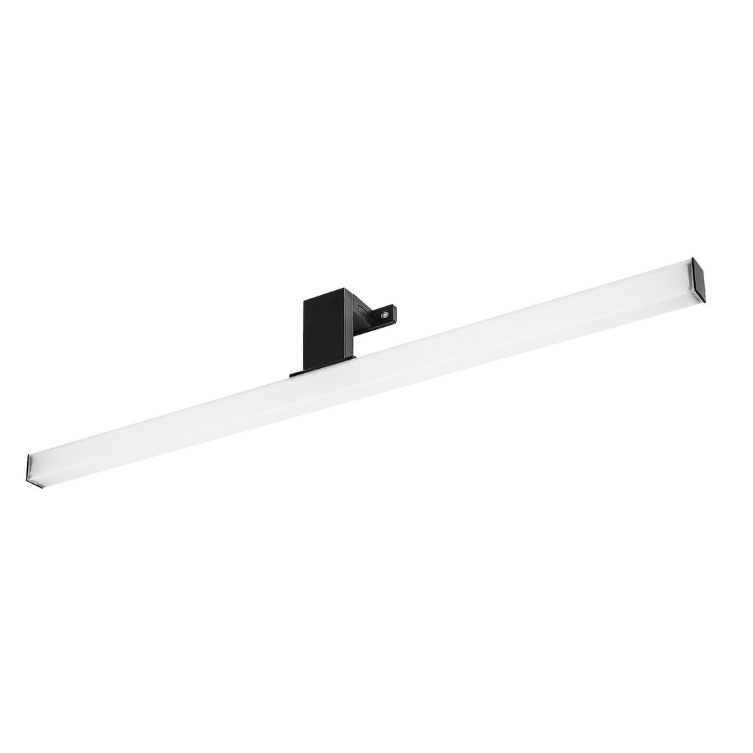 Rabalux lámpara de baño, potencia 9W, blanco natural 4000K, IP44. negro, Oliro