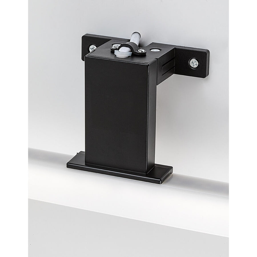 Rabalux lámpara de baño, potencia 9W, blanco natural 4000K, IP44. negro, Oliro