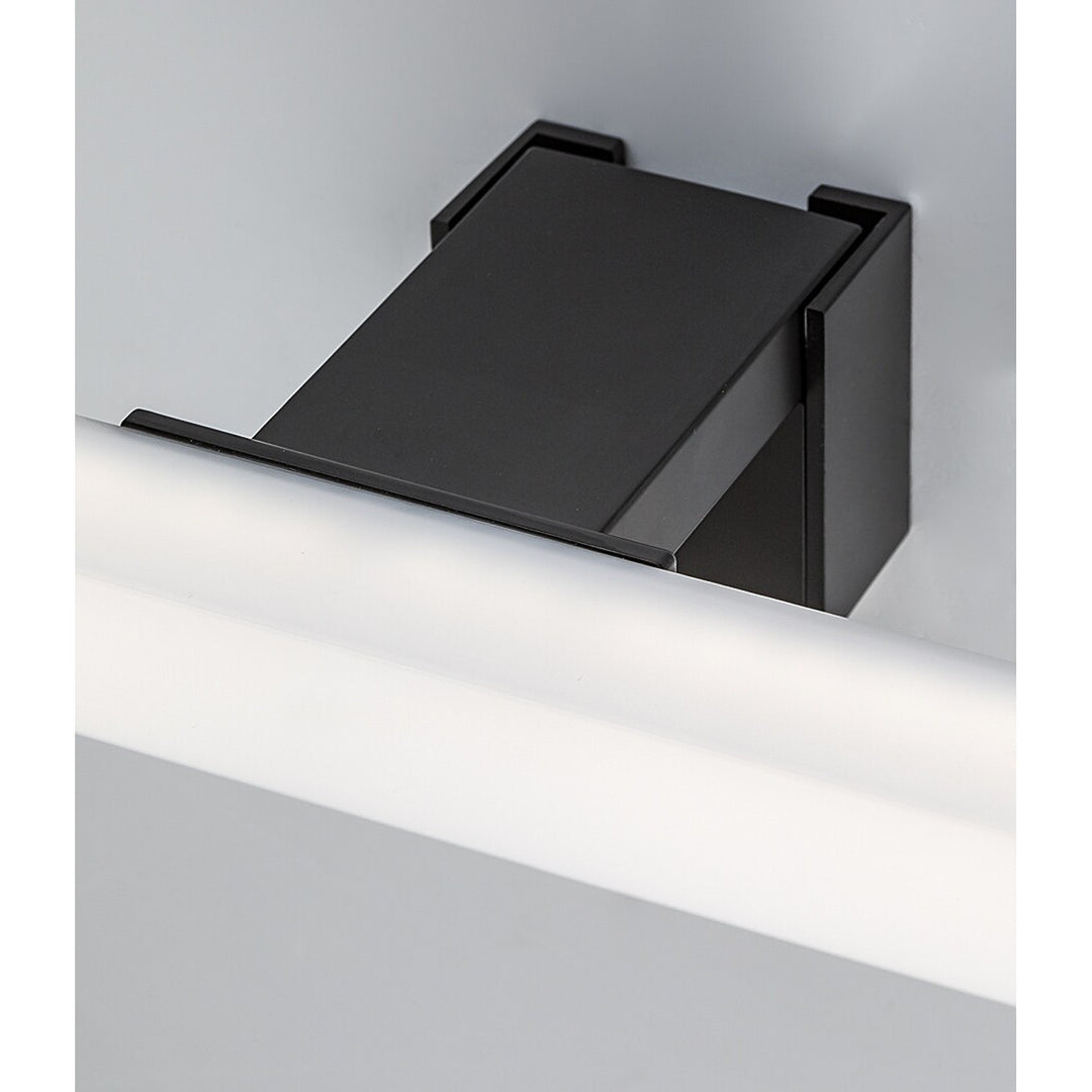 Rabalux lámpara de baño, potencia 9W, blanco natural 4000K, IP44. negro, Oliro