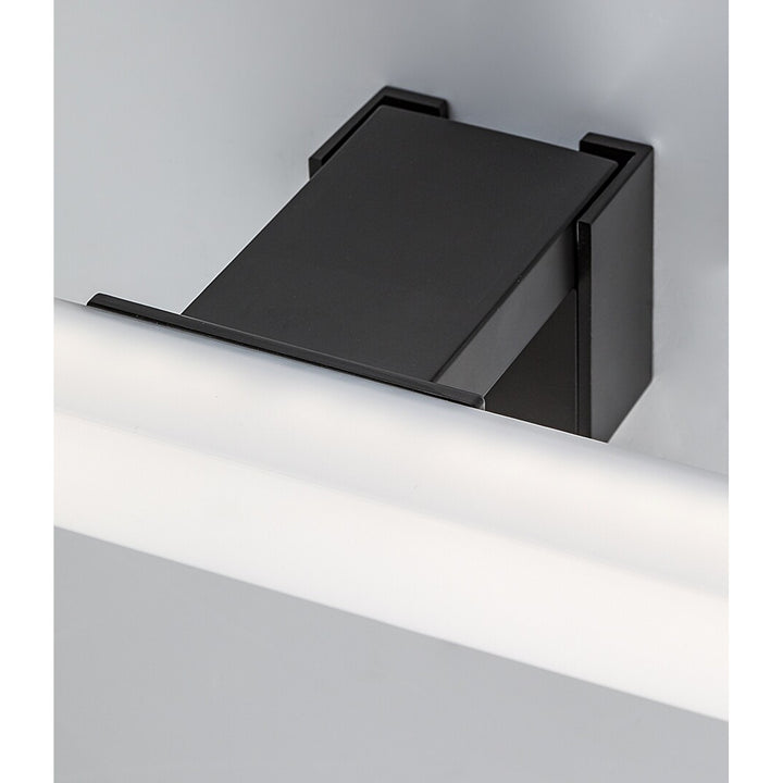 Rabalux lámpara de baño, potencia 9W, blanco natural 4000K, IP44. negro, Oliro