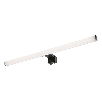 Rabalux lámpara de baño, potencia 9W, blanco natural 4000K, IP44. negro, Oliro