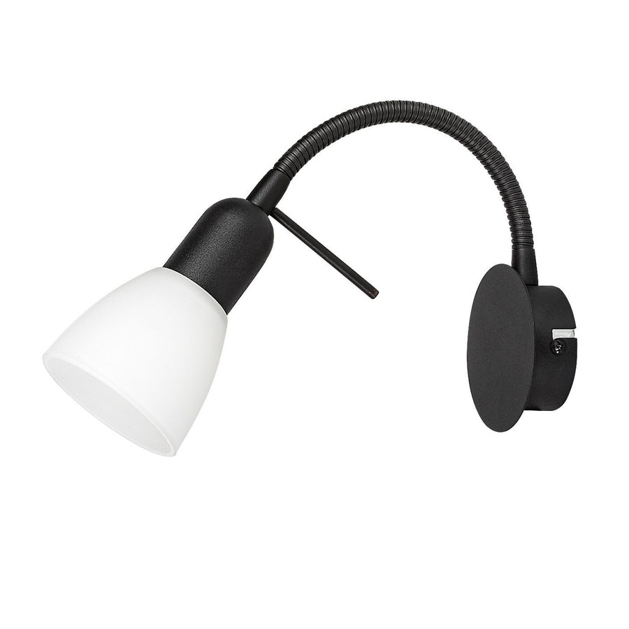 Aplique Rabalux, spot, rosca E14, IP20, negro, Soma