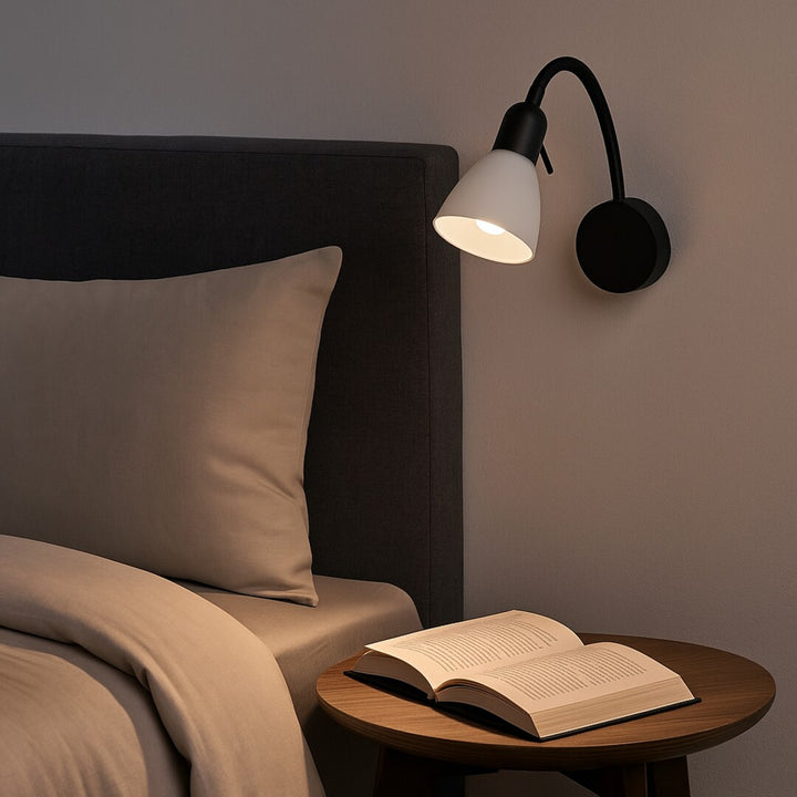 Aplique Rabalux, spot, rosca E14, IP20, negro, Soma