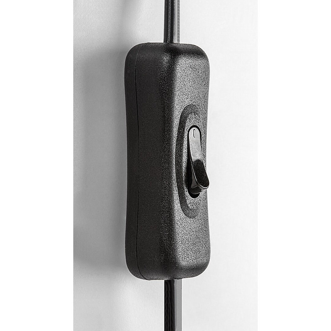 Aplique Rabalux, spot, rosca E14, IP20, negro, Soma