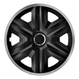 Tapacubos universal 15'' NRM Fast Lux plata 1 ud.
