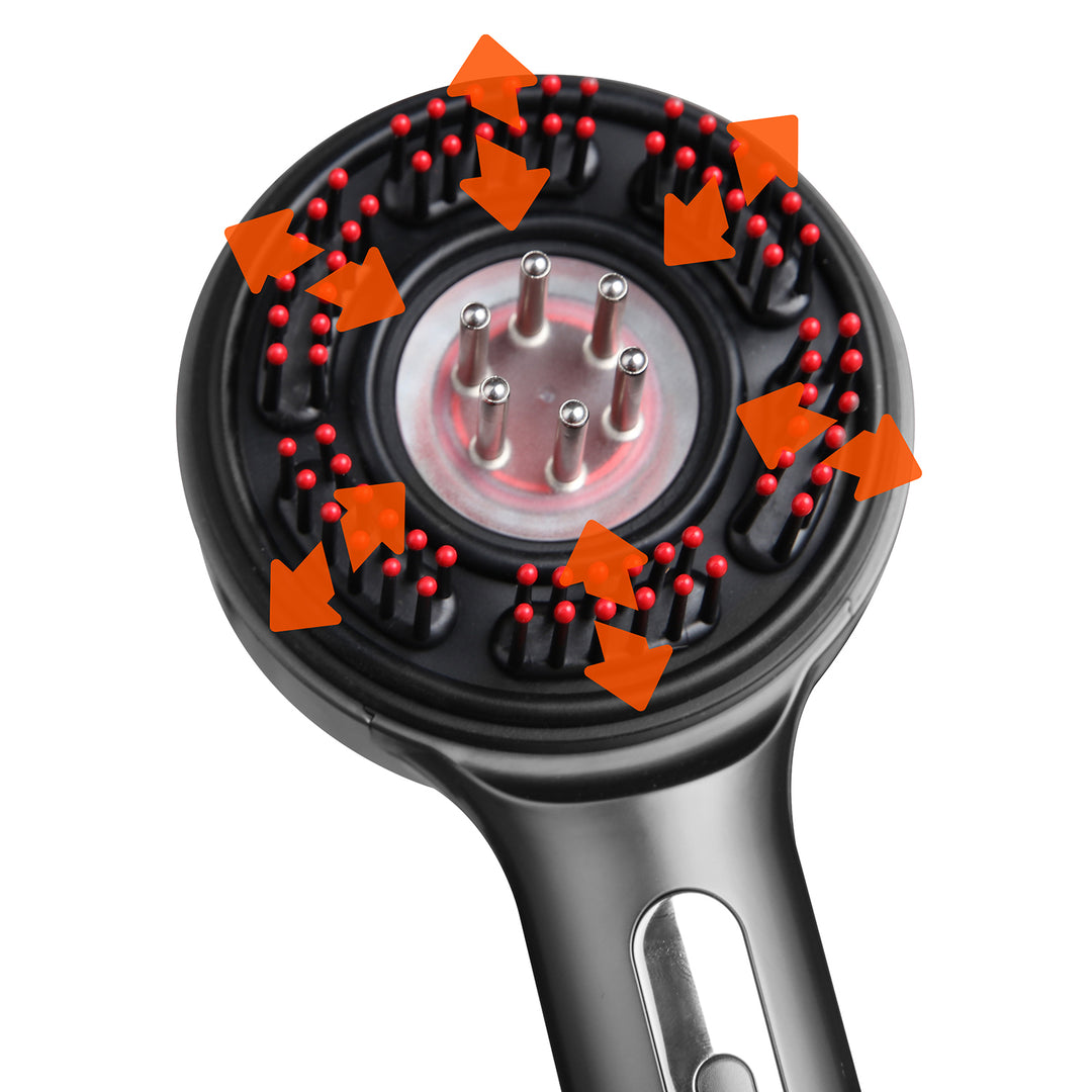 CEPILLO REGENERADOR MASAJADOR DE CABELLO y Cuero Cabelludo MT6537