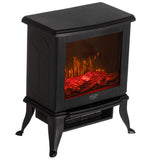 Chimenea eléctrica Adler, 2 niveles de calefacción, potencia máx. 1800W, termostato, efecto llama 3D, AD 7754