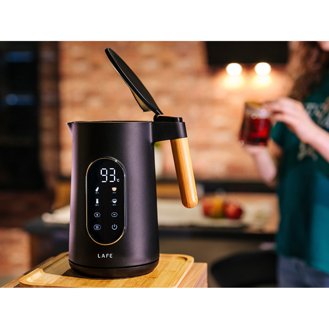 Hervidor eléctrico Lafe, control de temperatura, doble pared, capacidad 1,7L, potencia máx. 2200W, KettleX Pro