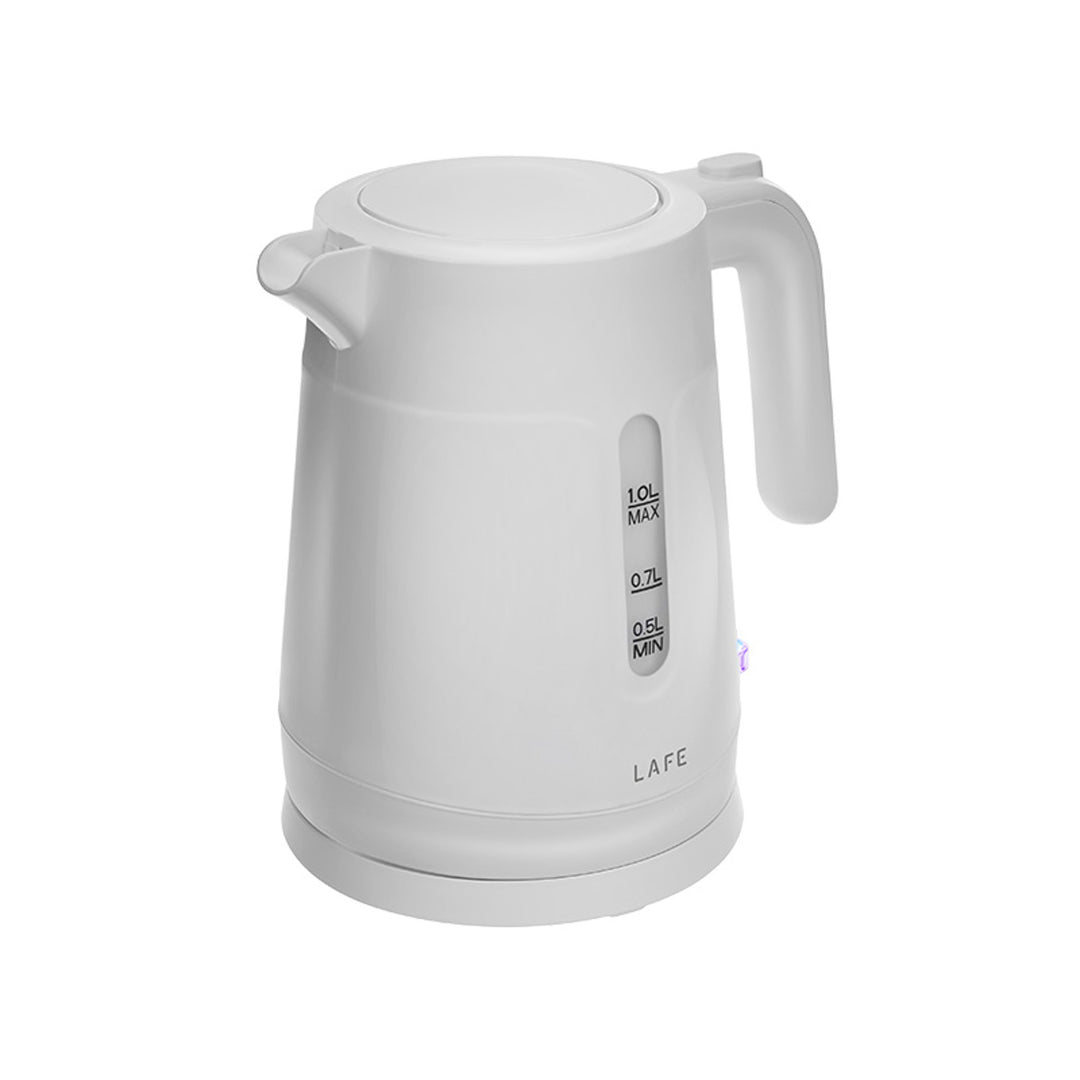 Hervidor eléctrico Lafe, capacidad 1L, potencia 1500W, blanco, Essential S