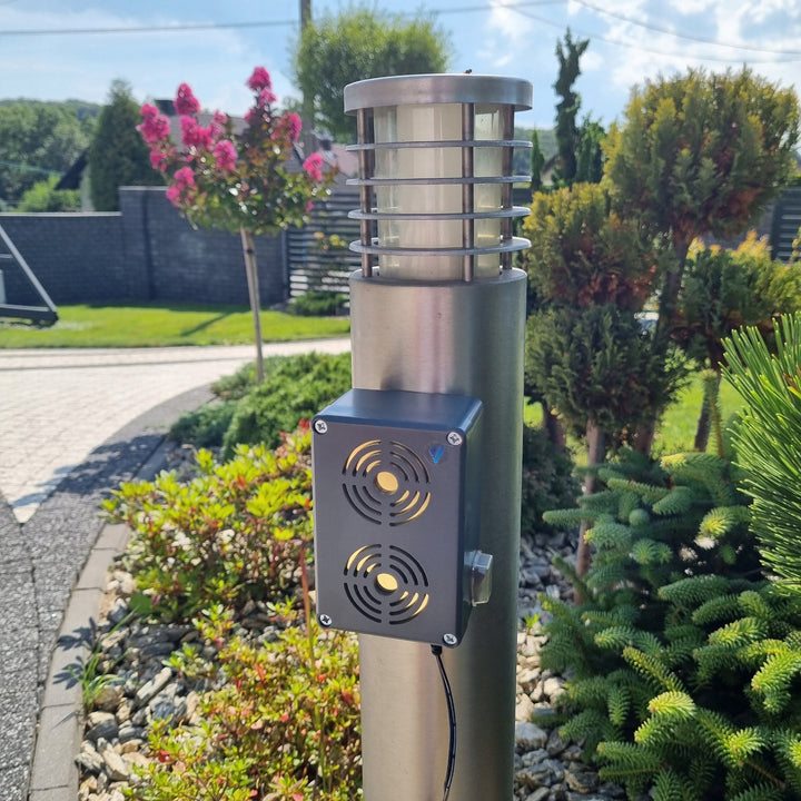 Ahuyentador de roedores, martas, ratas, ratones Viano, generador ultrasónico de bajo consumo, IP65, Waterpro