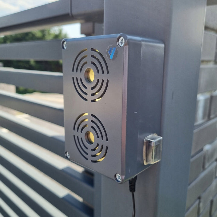 Ahuyentador de roedores, martas, ratas, ratones Viano, generador ultrasónico de bajo consumo, IP65, Waterpro