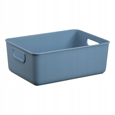 Recipiente de almacenamiento Akita Plast Team, azul, 10L, 100% reciclado, 60840800