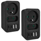 Toma de corriente Maclean x2 + 4xUSB, divisor con 2 tomas, 2xUSB A, 2xUSB C PD 20W, 1x16A + 1x6A, MCE249 F/B, 2 piezas