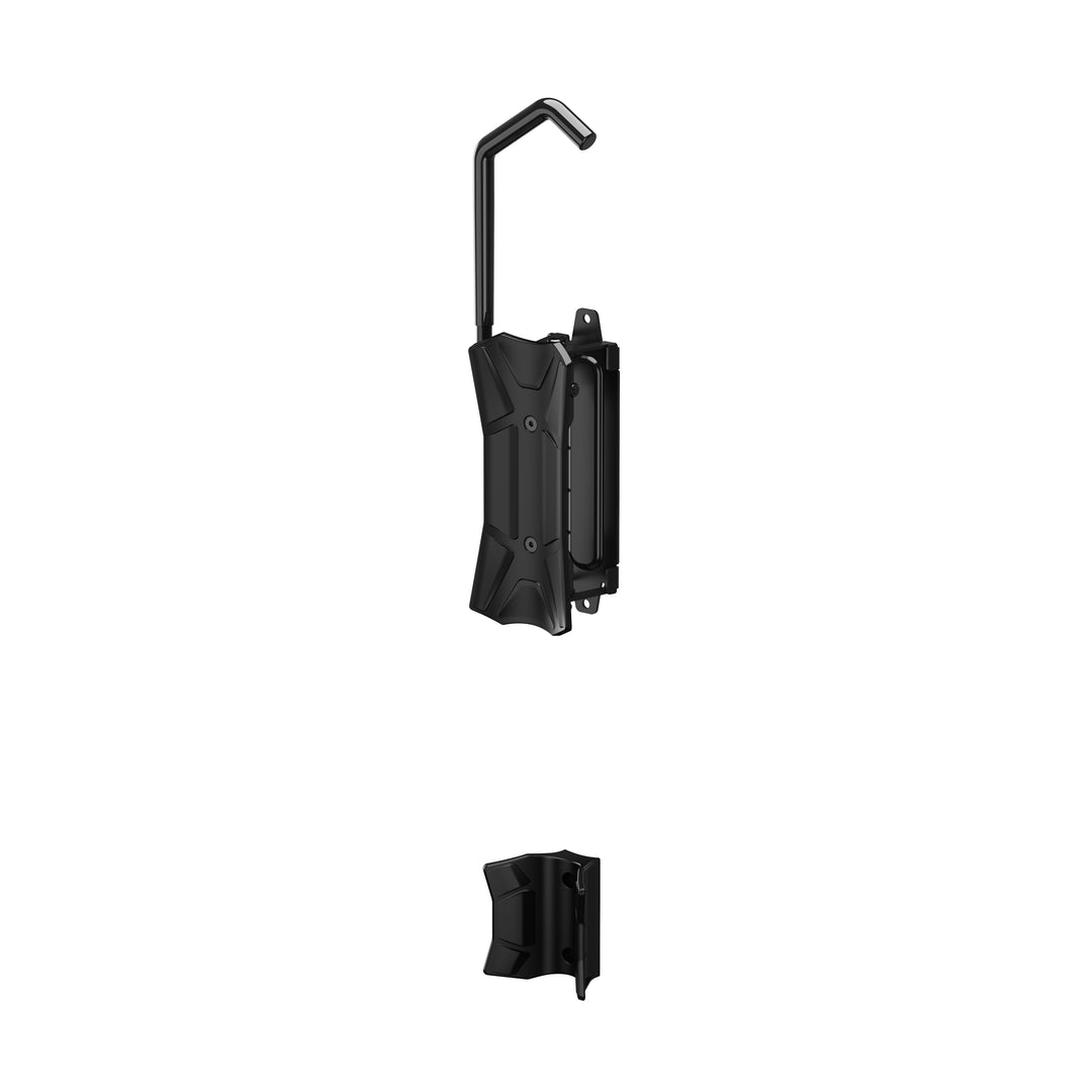 Soporte de pared para bicicletas Maclean, carga máxima de 35 kg, ángulo de inclinación ajustable, acero, MC-171