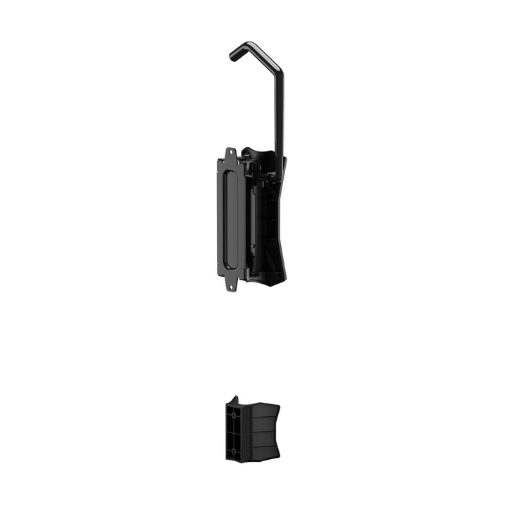 Soporte de pared para bicicletas Maclean, carga máxima de 35 kg, ángulo de inclinación ajustable, acero, MC-171