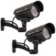 Cámara ficticia IR9000 B IR LED luz intermitente negro, 2 piezas