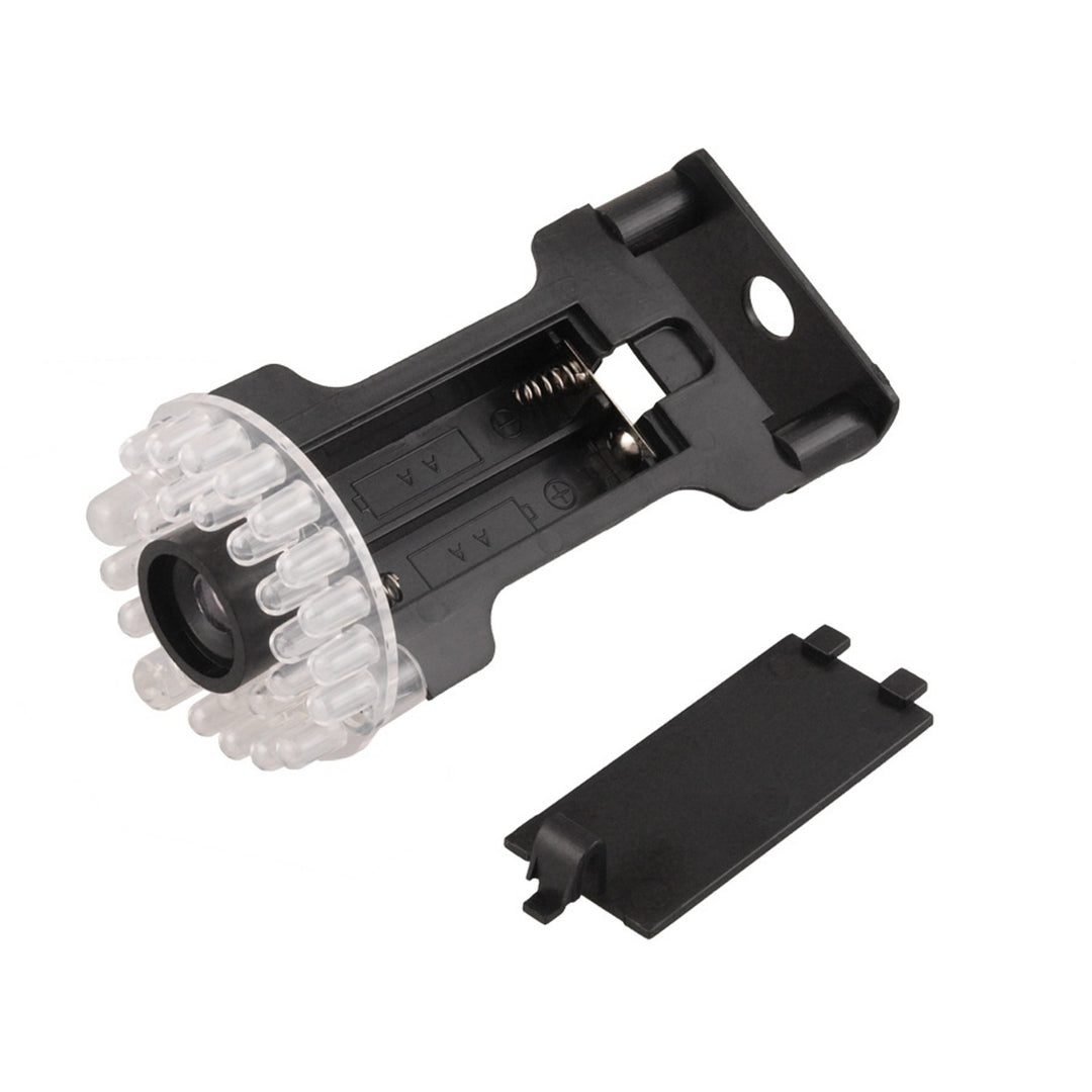 Cámara ficticia IR9000 B IR LED luz intermitente negro, 4 piezas