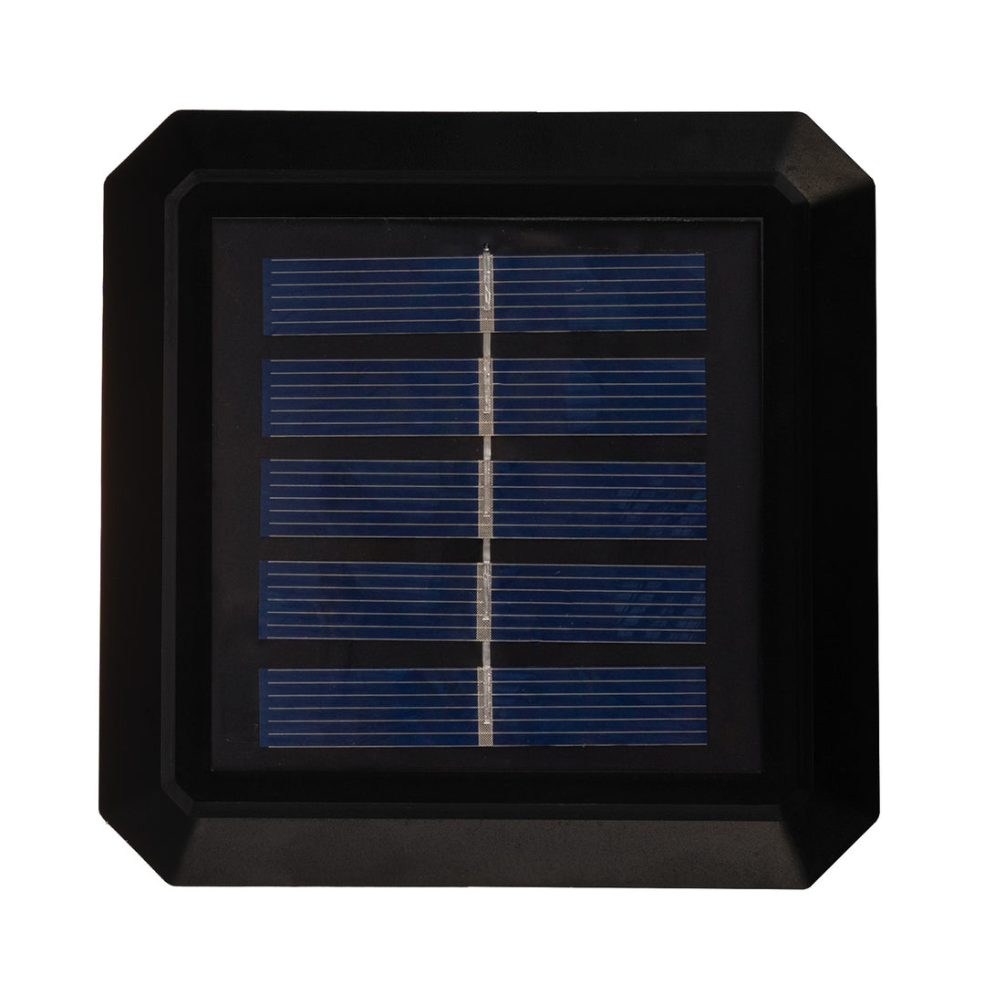 Lámpara LED solar para poste GreenBlue, 80 x 80 mm, cubierta en forma de sobre, 3200 K, GB127 WW