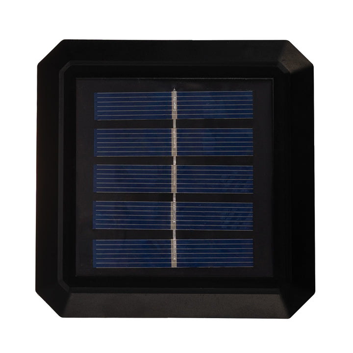 Lámpara LED solar para poste GreenBlue, 80 x 80 mm, cubierta en forma de sobre, 3200 K, GB127 WW