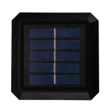 Lámpara LED solar para poste GreenBlue, 100 x 100 mm, cubierta en forma de sobre, 3200 K, GB128 WW