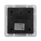 Lámpara LED solar para poste GreenBlue, 100 x 100 mm, cubierta en forma de sobre, 3200 K, GB128 WW