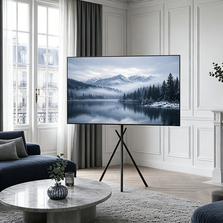 Soporte de suelo para televisor Maclean, 27-55", VESA máx. 200x200, máx. 60 kg, MC-181 B
